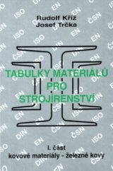 kniha Tabulky materiálů pro strojírenství. I., - Kovové materiály - železné kovy, Montanex 1999