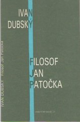 kniha Filosof Jan Patočka, Institut pro středoevropskou kulturu a politiku 1991