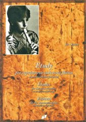 kniha Etudy pro  sopránovou zobcovou flétnu na motivy lidových písní, Vladimír Beneš 1995