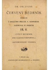 kniha Červený bedrník Díl III. - Lstivý Bedrník, Alois Neubert 1925