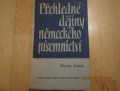 kniha Přehledné dějiny německého písemnictví, Česká grafická Unie 1941
