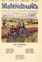 kniha Mateřídouška časopis pro malé čtenáře, SNDK 1951