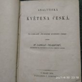 kniha Analytická květena česká, F. Tempský 1879