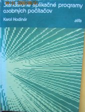 kniha Štandardné aplikačné programy osobných počítačov, Alfa 1989