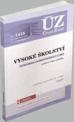 kniha ÚZ 1418 Vysoké školství podle stavu k 25. 1. 2021, Sagit 2021