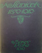 kniha Antonín Slavíček výbor z jeho díla, Spolek výtvarných umělců Mánes 1910