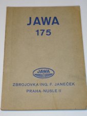 kniha Příručka pro jezdce na motocyklu Jawa 175 cm³, Zbrojovka ing. F. Janeček 1938