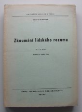 kniha Zkoumání lidského rozumu, SPN 1971