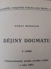 kniha Dějiny dogmatu, Ústřední církevní nakladatelství 1974