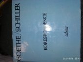 kniha Goethe - Schiller korespondence, Odeon 1975
