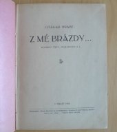 kniha Z mé brázdy [povídky, črty, feuilletony a j.], Závod 1918