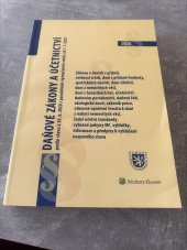 kniha Daňové zákony a účetnictví 2020, Wolter Kluwers 2020