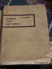 kniha Felicia, aneb, Mé zálety [román], Jan Fromek 1934