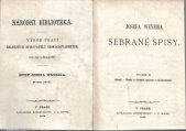 kniha Josefa Wenziga Sebrané spisy. sv. II, I.L. Kober 1874
