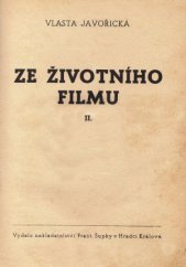 kniha Ze životního filmu, Frant. Šupka 1939