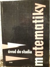 kniha Úvod do studia matematiky, Státní pedagogické nakladatelstí 1963