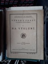 kniha Na výsluní, Dědictví Komenského 1921