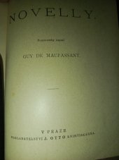 kniha Novelly, J. Otto 1899