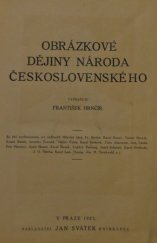 kniha Obrazkove dějiny národa Československého, Jan Svátek 1923