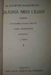 kniha Krásná miss Lilian Román, Alois Hynek 1926