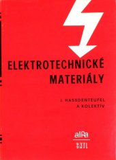 kniha Elektrotechnické materiály, Alfa 1978