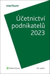 kniha meritum Účetnictví podnikatelů 2023, Wolters Kluwer 2023