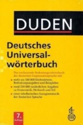 kniha Duden – Deutsches Universalwörterbuch, Duden 2011