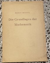 kniha Die Grundlagen der Mathematik, Verlag 1928