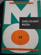 kniha Oddělitelnost množin, Mladá fronta 1987