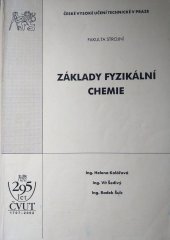 kniha Základy fyzikální chemie, ČVUT 2002