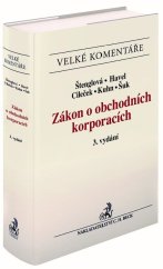 kniha Zákon o obchodních korporacích Komentář, C.H.Beck 2020