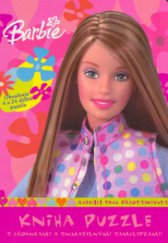 kniha Kniha puzzle s hádankami a snímatelnými samolepkami Barbie, rozvíjej svou představivost, Egmont 2005