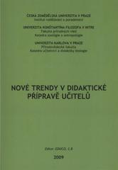kniha New trends in the didactic training of teachers, Tribun EU 2009