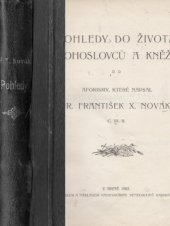 kniha Pohledy do života bohoslovců a kněží: aforismy, Benediktinská knihtiskárna 1902