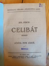 kniha Celibát román, Antonín Svěcený 1922