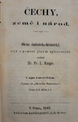 kniha Čechy, země i národ obraz statisticko-historický, jejž s pomocí jiných spisovatelů vzdělal Fr. L. Rieger, I.L. Kober 1863