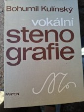 kniha Vokální stenografie, Panton 1983