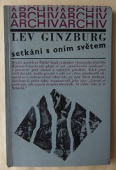 kniha Setkání s oním světem (z mnichovského deníku), Mladá fronta 1972