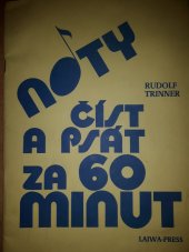 kniha Noty číst a psát za 60 minut, Laiwa Press 1991