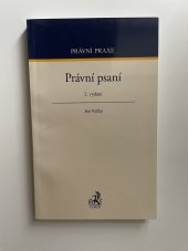 kniha Právní psaní 2. vydání, C.H. Beck 2022