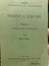 kniha Herodes a jeho rod příspěvek k objasnění dob novozákonních, Křesťanský spolek mladíků v Čechách 1905