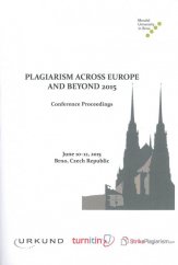 kniha Plagiarism Across Europe and Beyond 2015, Mendelova univerzita v Brně 2015