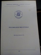 kniha Psychologie pro učitele, Mendelova zemědělská a lesnická univerzita 2000