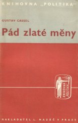 kniha Pád zlaté měny, L. Mazáč 1936