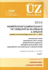 kniha ÚZ 1232 Odměňování zaměstnanců ve veřejných službách a správě - úplné znění předpisů, Sagit 2017