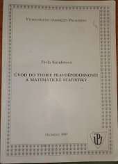 kniha Úvod do teorie pravděpodobnosti a matematické statistiky, Vydavatelství Univerzity Palackého 1997