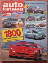 kniha Autokatalog modelový rok 1996, Motorpress 1995