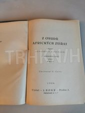 kniha Z osudů afrických zvířat, Josef Hokr 1924