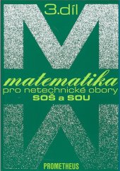 kniha Matematika pro netechnické obory SOŠ a SOU 3.díl, Prometheus 2022