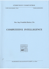 kniha Competitive intelligence, Akademické nakladatelství CERM 2012
